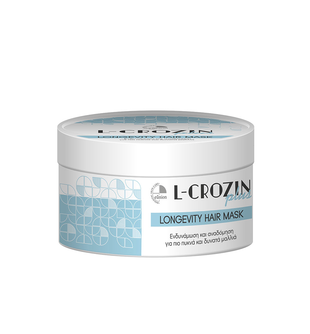 L-CROZIN Plus Longevity Hair Mask – Μάσκα Ενδυνάμωσης & Αναδόμησης Μαλλιών